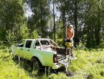 бурение трёх скважин по 6м